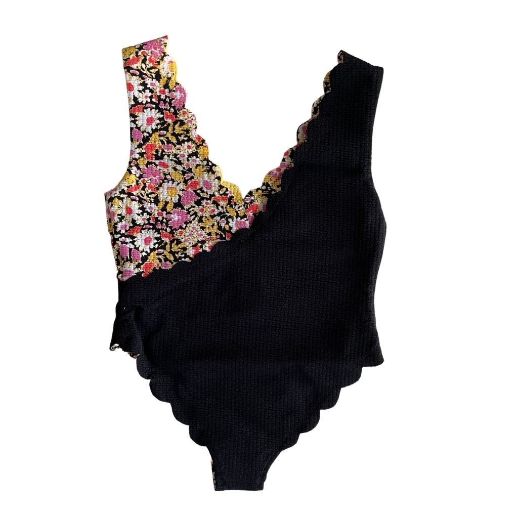 Marysia Bumby Canyon Point Reversible Swimsuit Black and Blossom | The ...