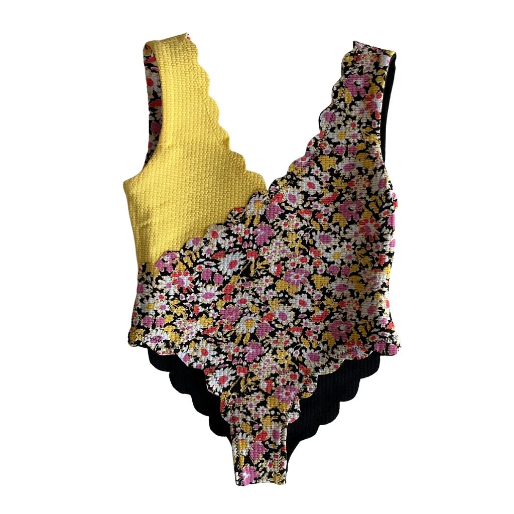 Marysia Bumby Canyon Point Reversible Swimsuit Black and Blossom | The ...