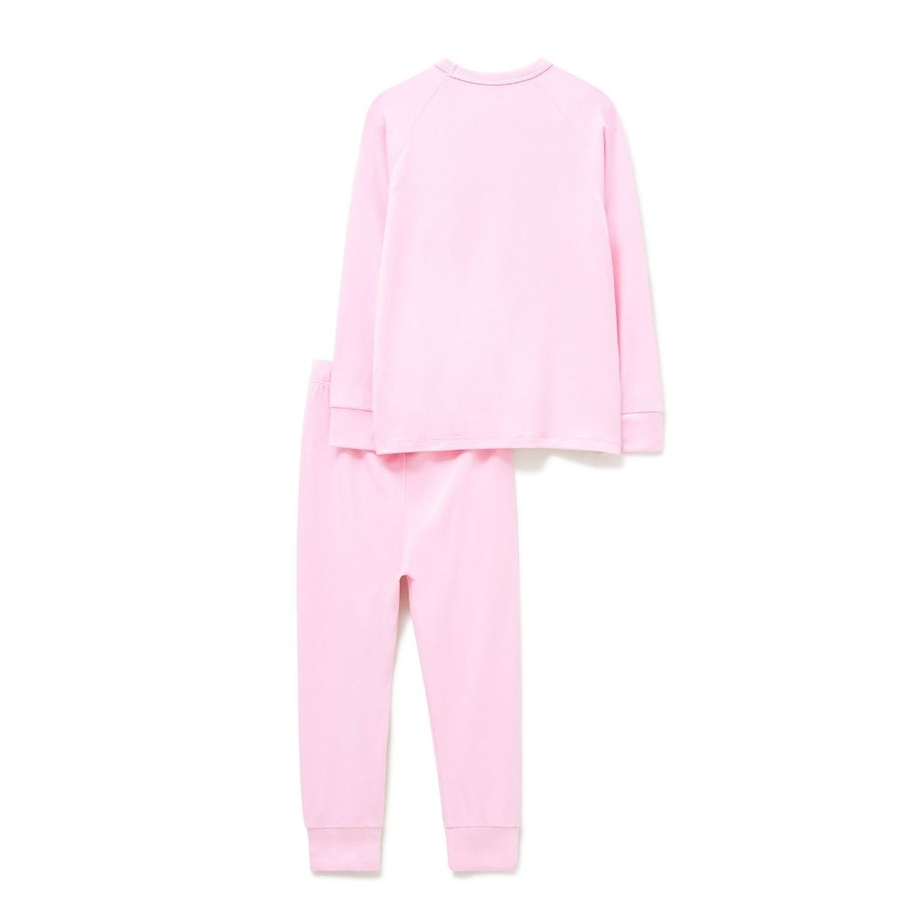 Back of Bamboo Base Layer thermals for Kids in Pink from Roarsome