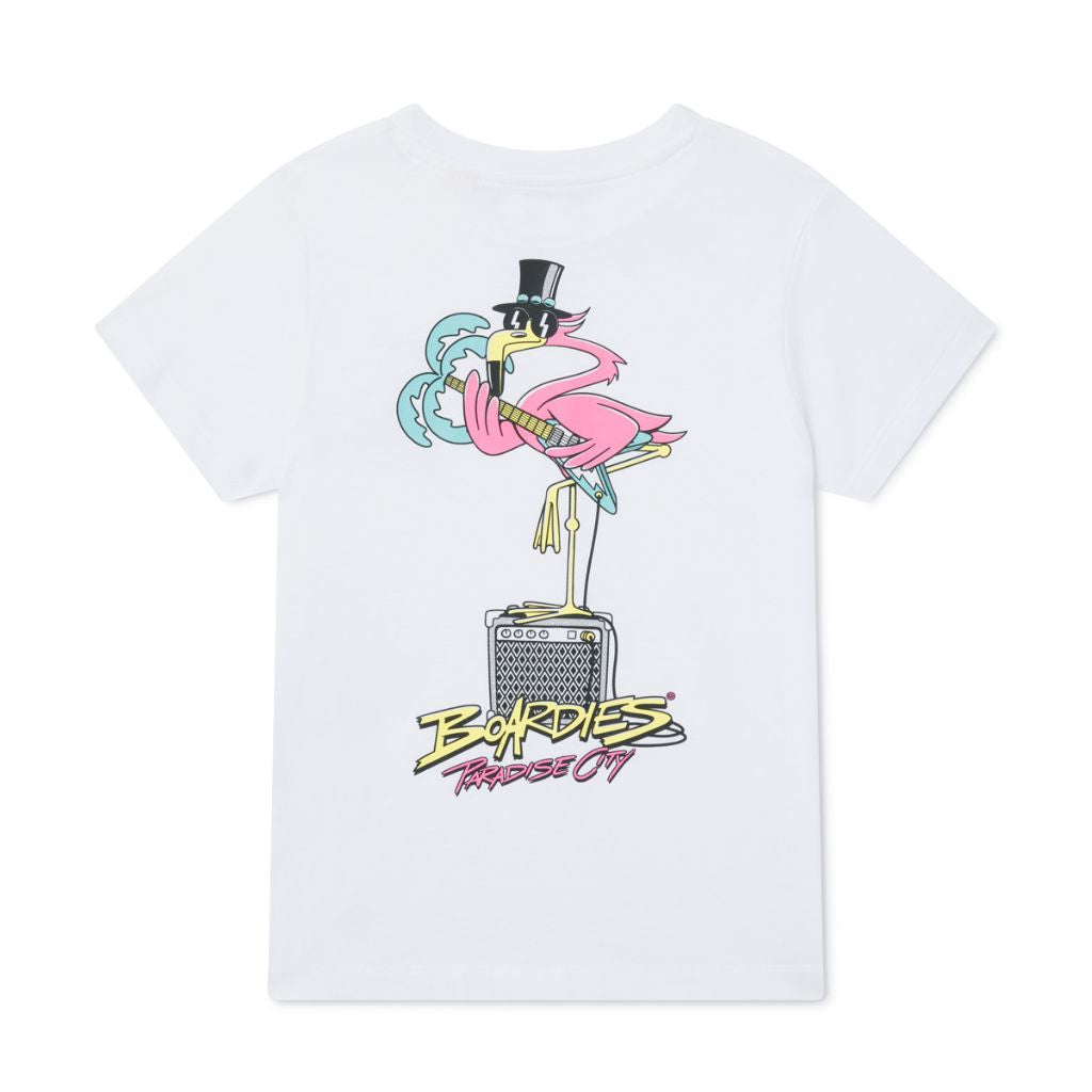 Back product shot of the Boardies Paradise City Kids T-Shirt