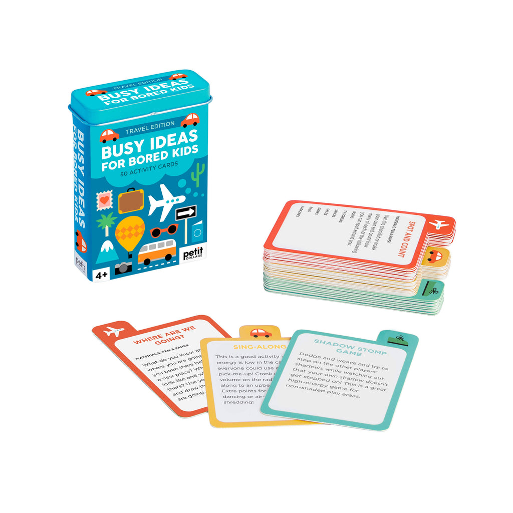 Product image of Petit Collage Busy Ideas for Bored Kids Travel Edition card game