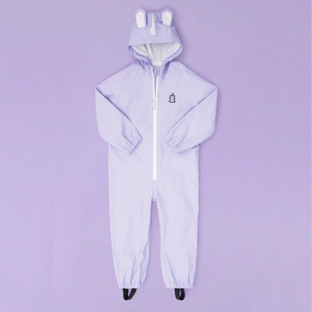 Purple Sparkle the Unicorn Puddlesuit from Roarsome