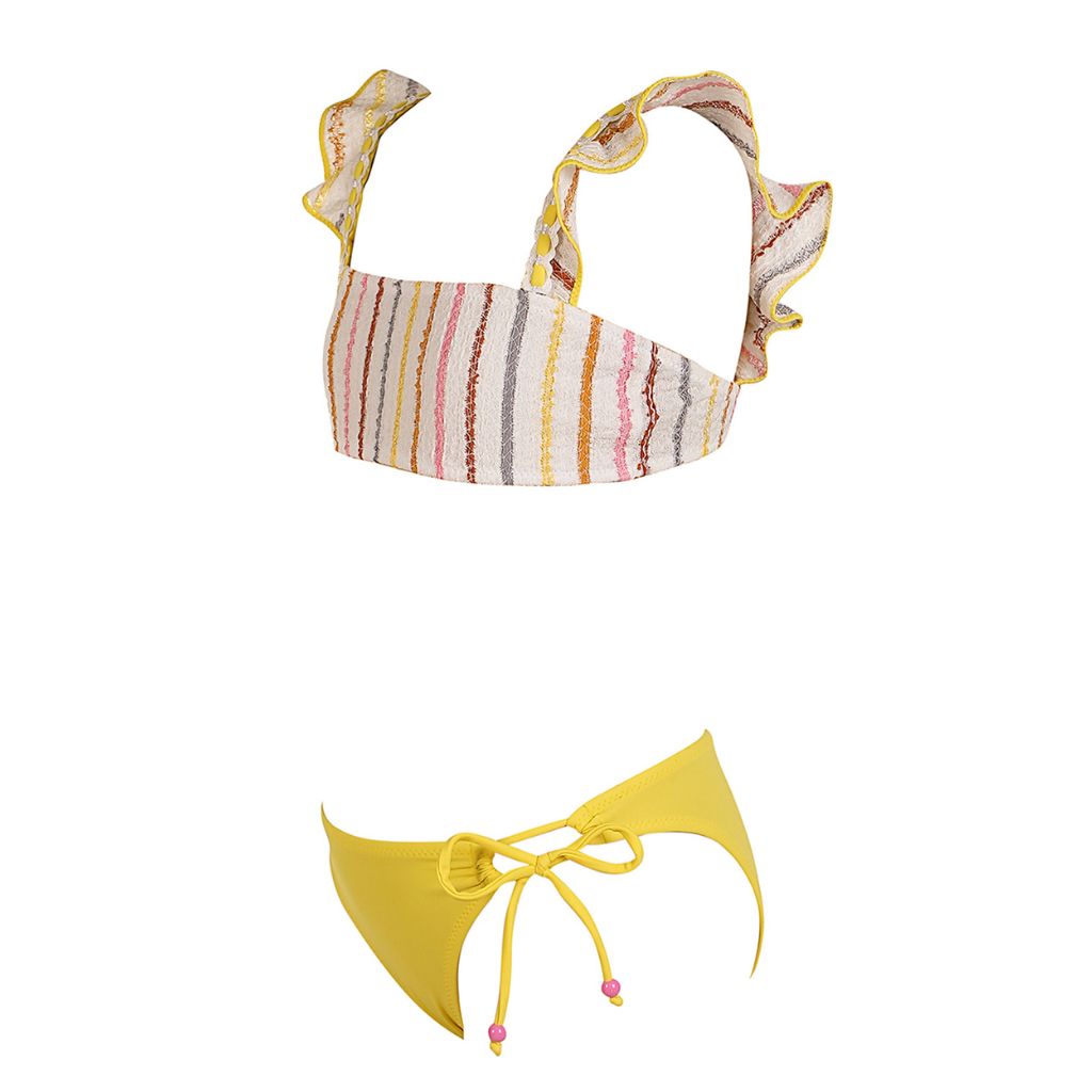 Product image of the side of the Thelma multicoloured bikini from Nessi Byrd available in the new SS25 collection