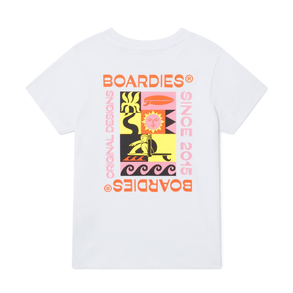 Back product shot of the Boardies Watergate Kids T-Shirt 